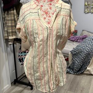 Striped Multicolor Women's Blouse